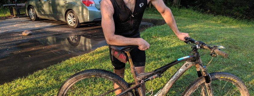 Scott Burkholder post MTbike Ride